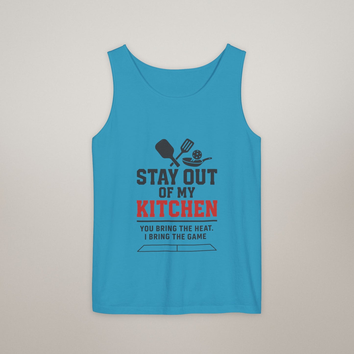 Pickleball Tank Top - 'Stay Out of My Kitchen' Activewear Shirt