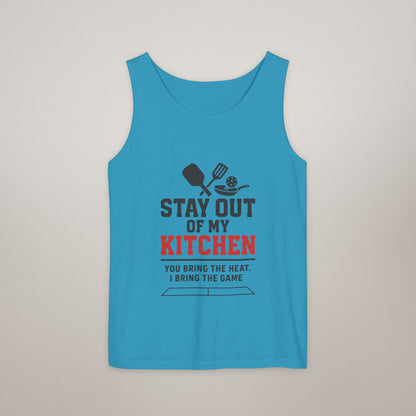 Pickleball Tank Top - 'Stay Out of My Kitchen' Activewear Shirt