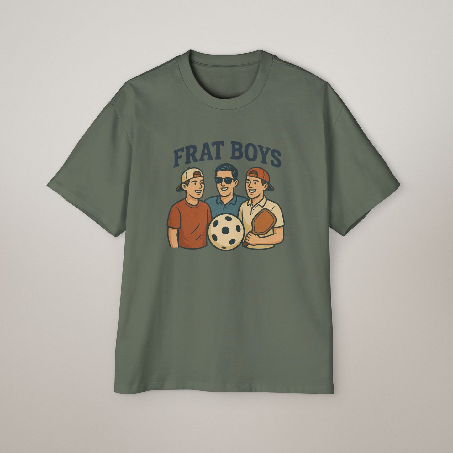 Men’s Oversized Pickleball T-Shirt – Streetwear Comfort, Court-Ready Style, Heavy Cotton Build