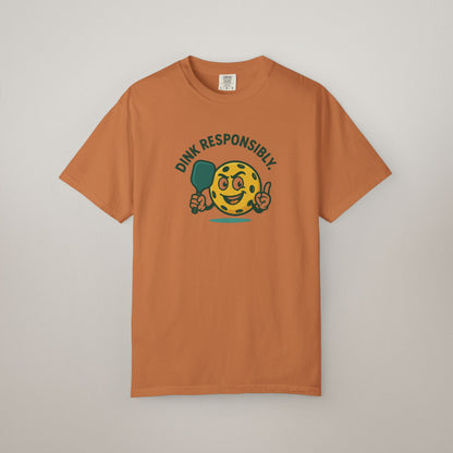 Funny Dink Responsibly T-Shirt, Casual Tee for Pickleball Lovers, Gift for Sports Enthusiasts, Fun Summer Apparel, Unique Team Shirt