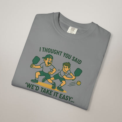 Casual Quote T-Shirt, Funny Sports Tee, Gift for Athletes, Unisex Graphic Tee, Humor T-Shirt for Friends, Relaxed Fit Apparel