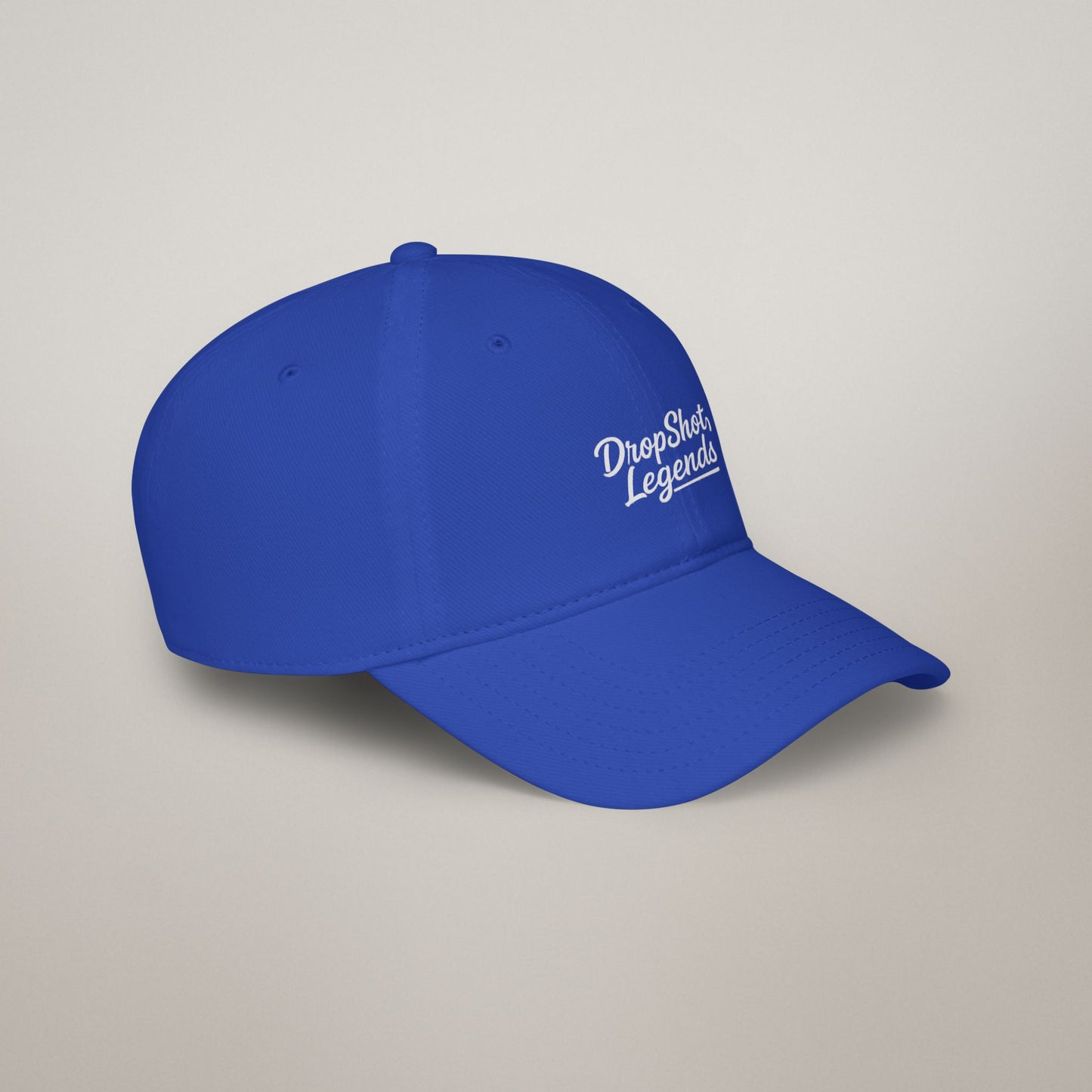 DropShotLegends Custom Casual Cotton Baseball Cap - Breathable Low Profile Everyday Hat for Men/Women