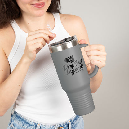 40oz Insulated Travel Mug - Stainless Steel | Hot & Cold Drinks | Leak-Proof Tumbler