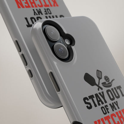 Funny Pickleball Magnetic Tough Phone Case – Durable Protection with Culinary Personality