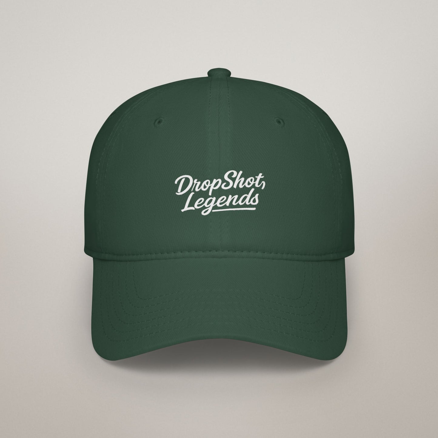 DropShotLegends Custom Casual Cotton Baseball Cap - Breathable Low Profile Everyday Hat for Men/Women