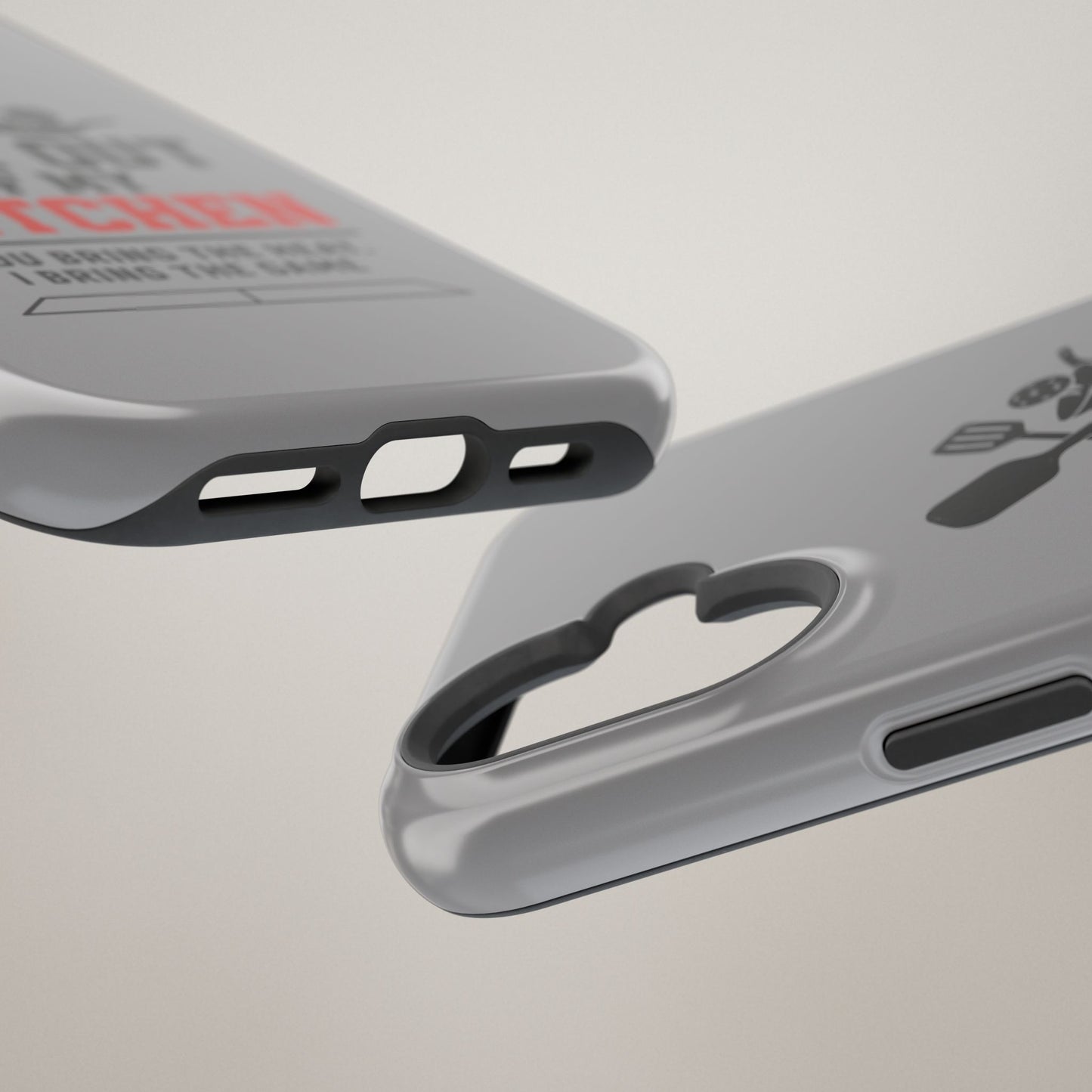 Funny Pickleball Magnetic Tough Phone Case – Durable Protection with Culinary Personality