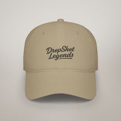DropShotLegends Custom Casual Cotton Baseball Cap - Breathable Low Profile Everyday Hat for Men/Women