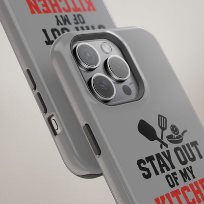 Funny Pickleball Magnetic Tough Phone Case – Durable Protection with Culinary Personality