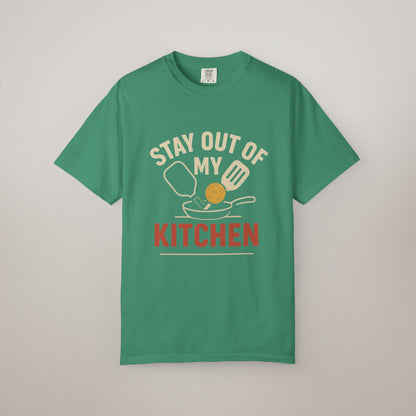 Stay Out of My Kitchen Unisex T-Shirt – Funny Chef Gift & Kitchen Humor Tee