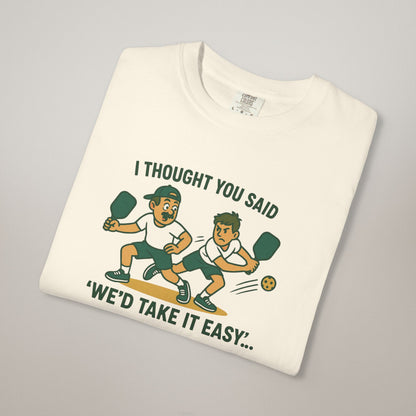 Casual Quote T-Shirt, Funny Sports Tee, Gift for Athletes, Unisex Graphic Tee, Humor T-Shirt for Friends, Relaxed Fit Apparel