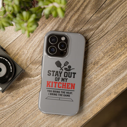 Funny Pickleball Magnetic Tough Phone Case – Durable Protection with Culinary Personality