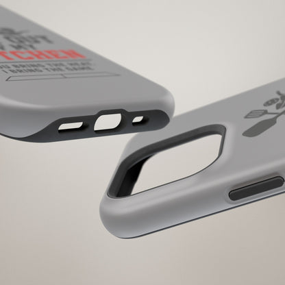 Funny Pickleball Magnetic Tough Phone Case – Durable Protection with Culinary Personality