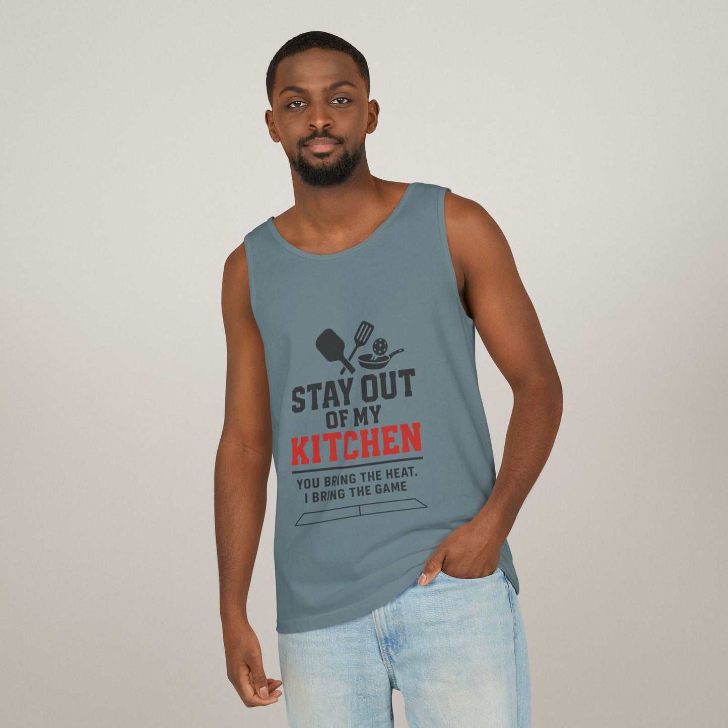 Pickleball Tank Top - 'Stay Out of My Kitchen' Activewear Shirt