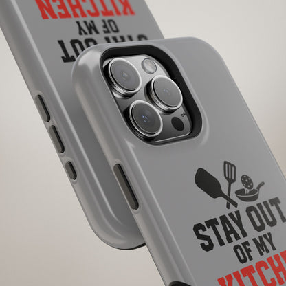 Funny Pickleball Magnetic Tough Phone Case – Durable Protection with Culinary Personality