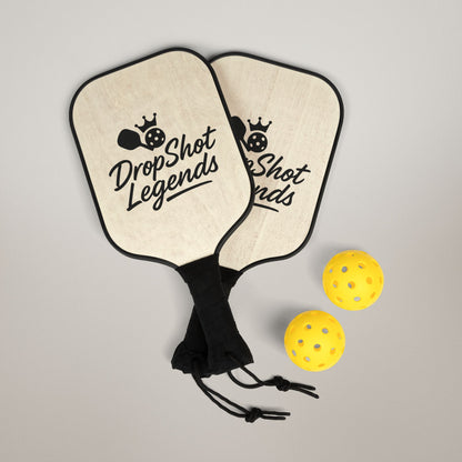 Complete Pickleball Starter Kit - Wood Paddles, Balls & Carry Bag | Perfect for All Ages