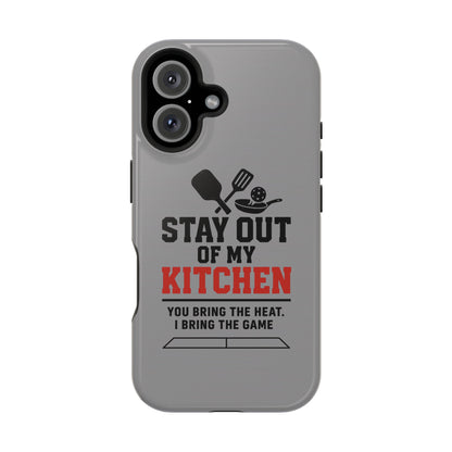 Funny Pickleball Magnetic Tough Phone Case – Durable Protection with Culinary Personality