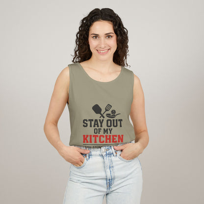 Pickleball Tank Top - 'Stay Out of My Kitchen' Activewear Shirt