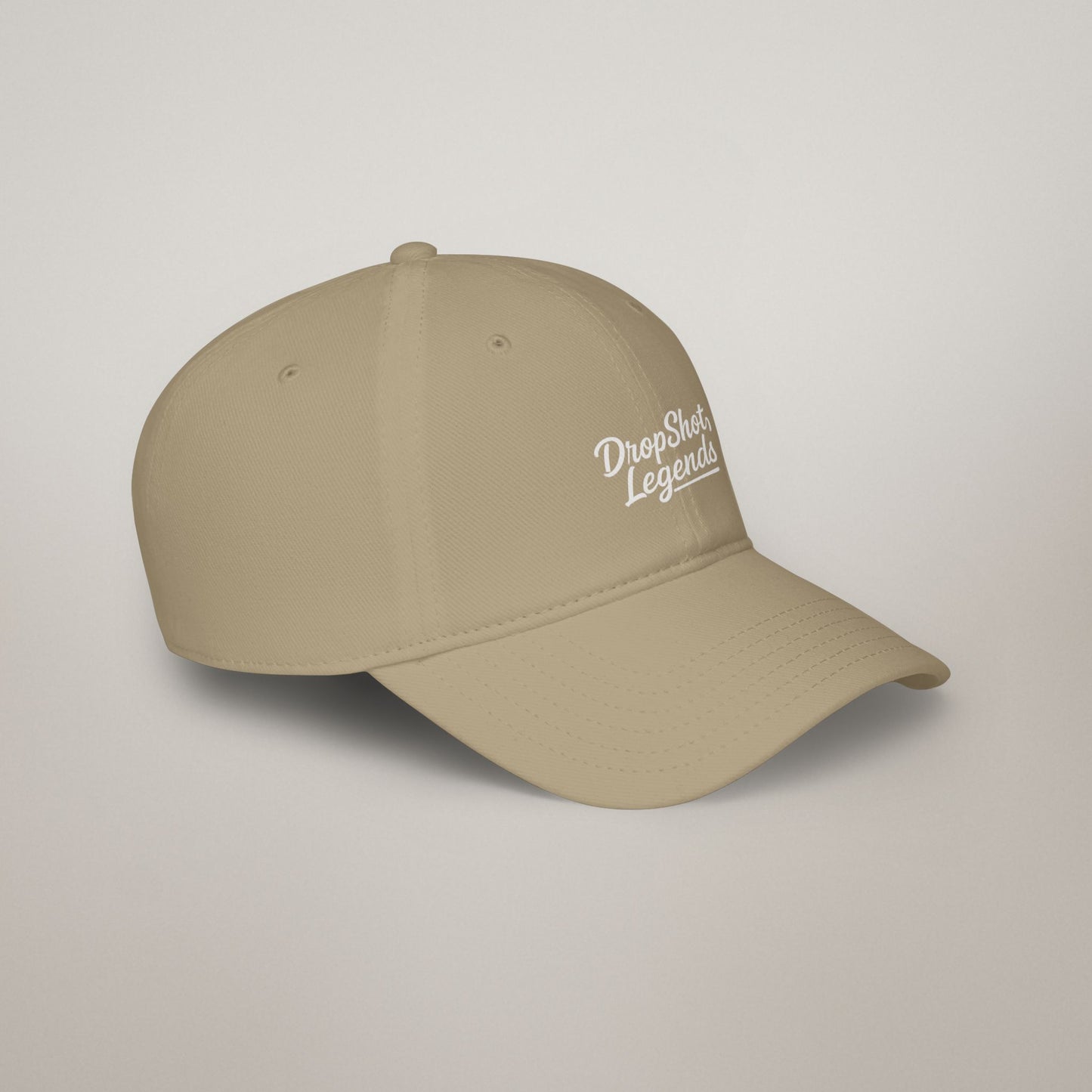 DropShotLegends Custom Casual Cotton Baseball Cap - Breathable Low Profile Everyday Hat for Men/Women