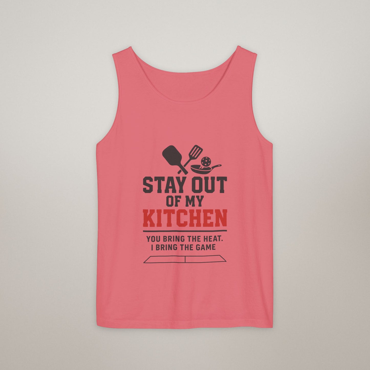 Pickleball Tank Top - 'Stay Out of My Kitchen' Activewear Shirt