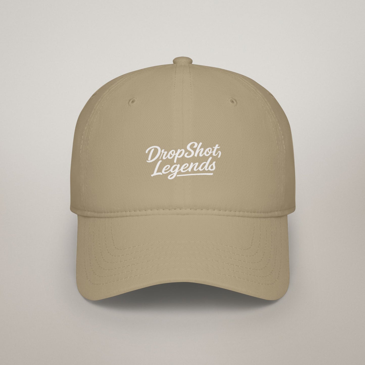 DropShotLegends Custom Casual Cotton Baseball Cap - Breathable Low Profile Everyday Hat for Men/Women