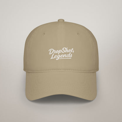 DropShotLegends Custom Casual Cotton Baseball Cap - Breathable Low Profile Everyday Hat for Men/Women