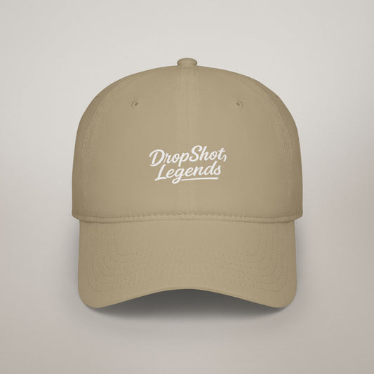DropShotLegends Custom Casual Cotton Baseball Cap - Breathable Low Profile Everyday Hat for Men/Women