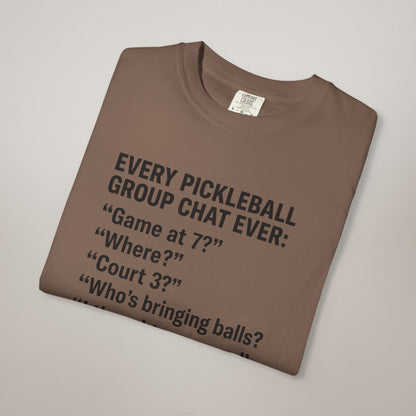 Pickleball T-Shirt for Fun Gamers, Funny Sports Tee, Unisex Pickleball Apparel, Gift for Sports Enthusiasts, Casual Activewear