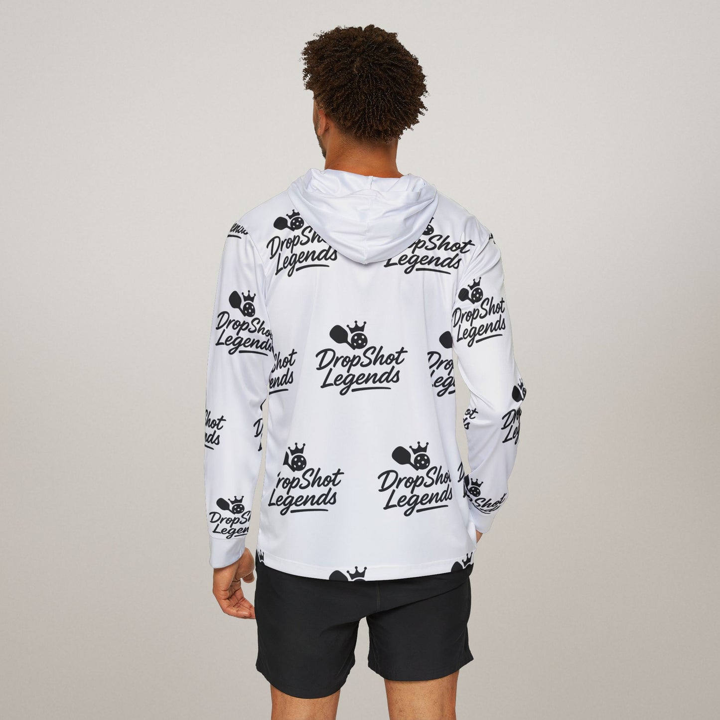 Men’s Pickleball Warmup Hoodie – Lightweight, Moisture-Wicking, UPF 50 Protection
