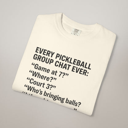 Pickleball T-Shirt for Fun Gamers, Funny Sports Tee, Unisex Pickleball Apparel, Gift for Sports Enthusiasts, Casual Activewear