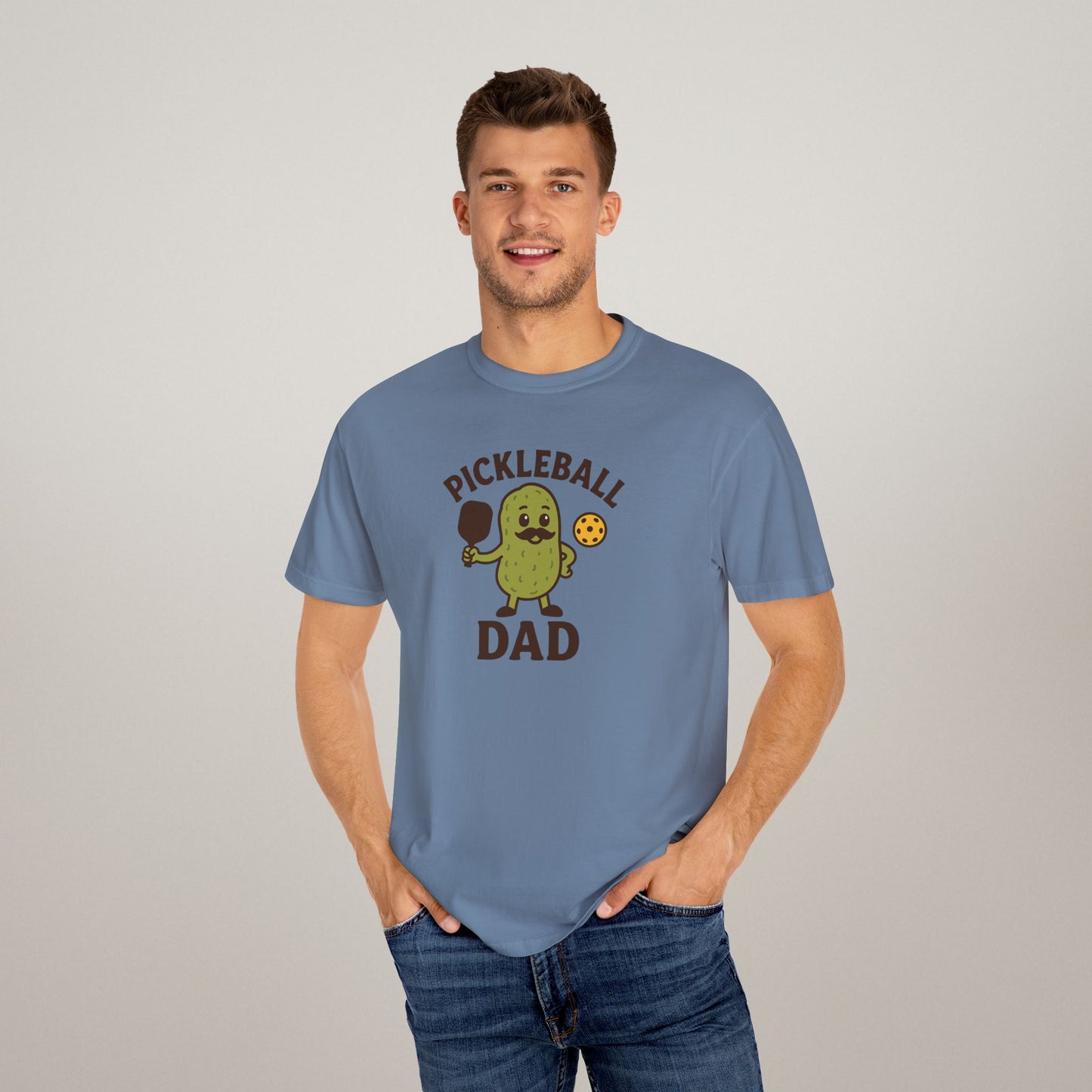 Garment-Dyed Pickleball T-shirt for Men and Women