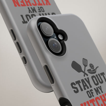Funny Pickleball Magnetic Tough Phone Case – Durable Protection with Culinary Personality
