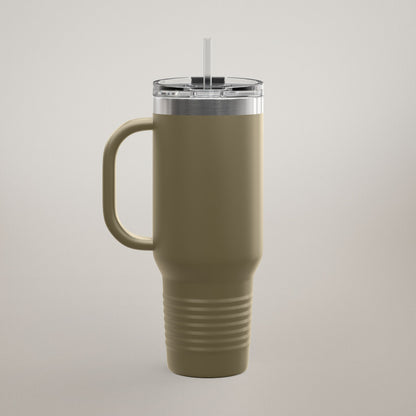 40oz Insulated Travel Mug - Stainless Steel | Hot & Cold Drinks | Leak-Proof Tumbler