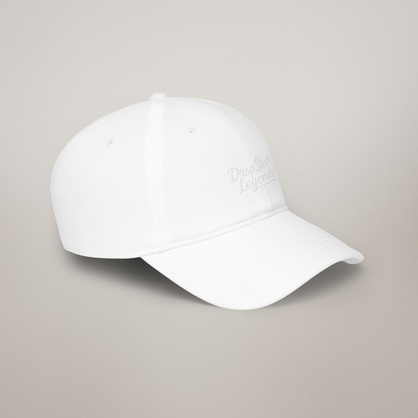 DropShotLegends Custom Casual Cotton Baseball Cap - Breathable Low Profile Everyday Hat for Men/Women