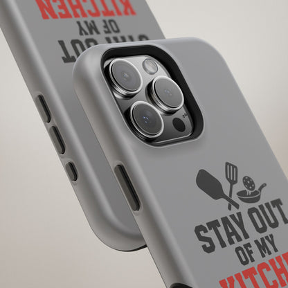 Funny Pickleball Magnetic Tough Phone Case – Durable Protection with Culinary Personality