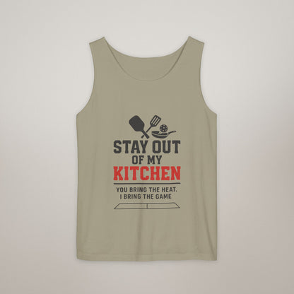 Pickleball Tank Top - 'Stay Out of My Kitchen' Activewear Shirt