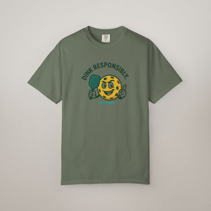 Funny Dink Responsibly T-Shirt, Casual Tee for Pickleball Lovers, Gift for Sports Enthusiasts, Fun Summer Apparel, Unique Team Shirt