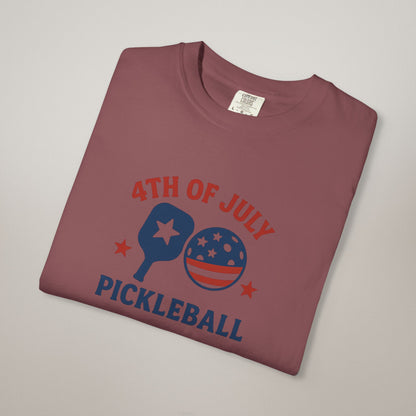 4th of July Pickleball T-Shirt – Patriotic Style Meets Everyday Comfort - Celebrate Independence Day in true pickleball fashion