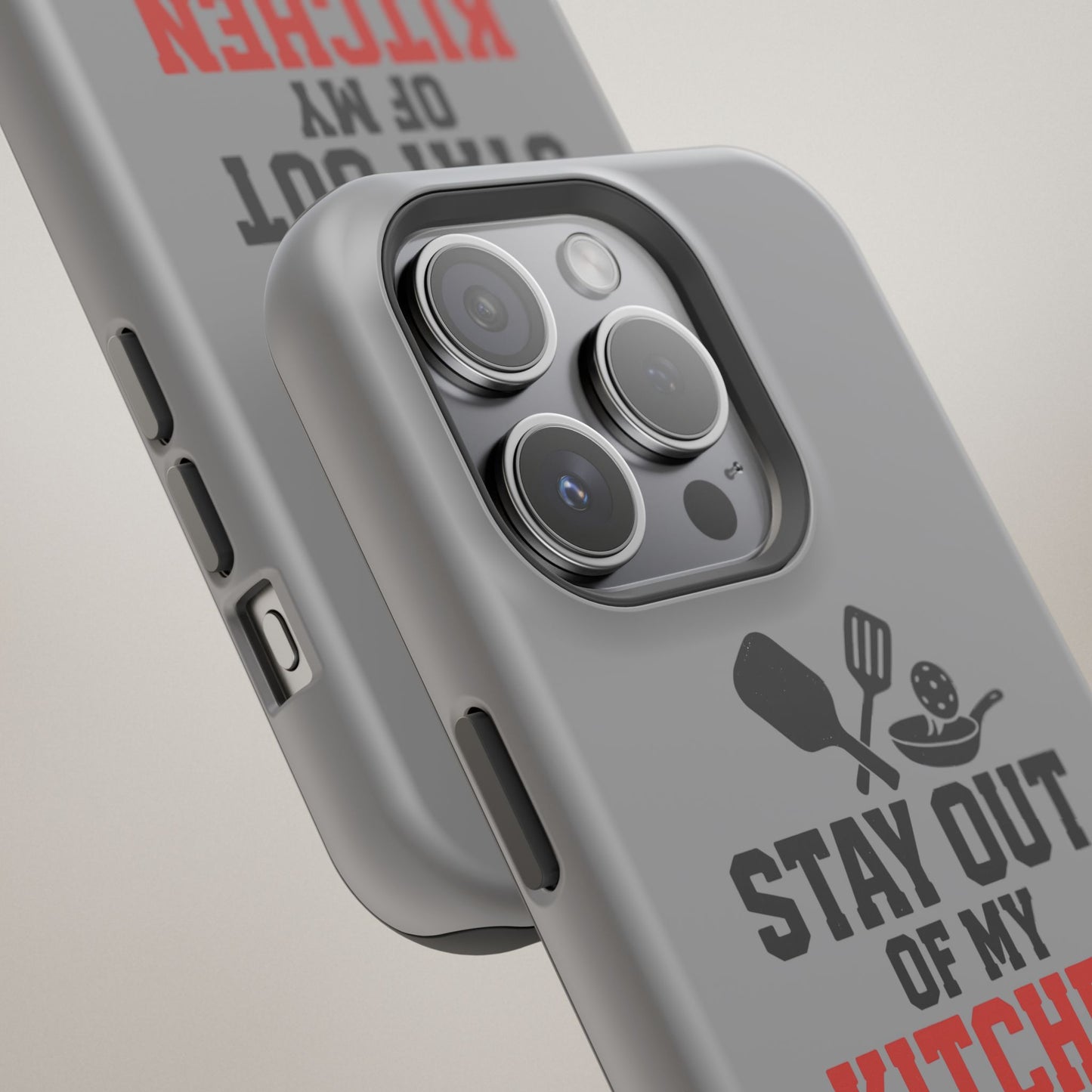 Funny Pickleball Magnetic Tough Phone Case – Durable Protection with Culinary Personality
