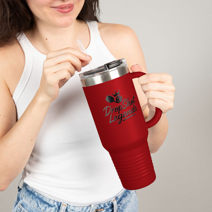 40oz Insulated Travel Mug - Stainless Steel | Hot & Cold Drinks | Leak-Proof Tumbler