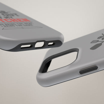 Funny Pickleball Magnetic Tough Phone Case – Durable Protection with Culinary Personality