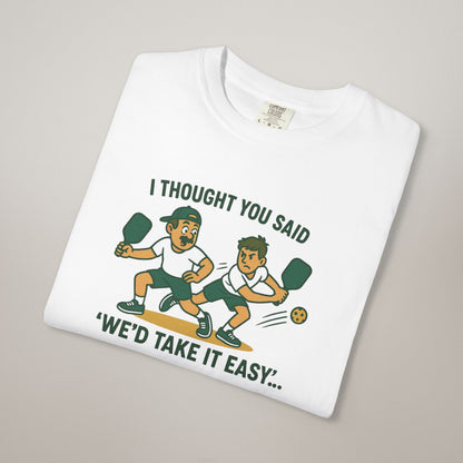 Casual Quote T-Shirt, Funny Sports Tee, Gift for Athletes, Unisex Graphic Tee, Humor T-Shirt for Friends, Relaxed Fit Apparel