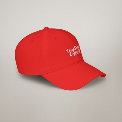DropShotLegends Custom Casual Cotton Baseball Cap - Breathable Low Profile Everyday Hat for Men/Women