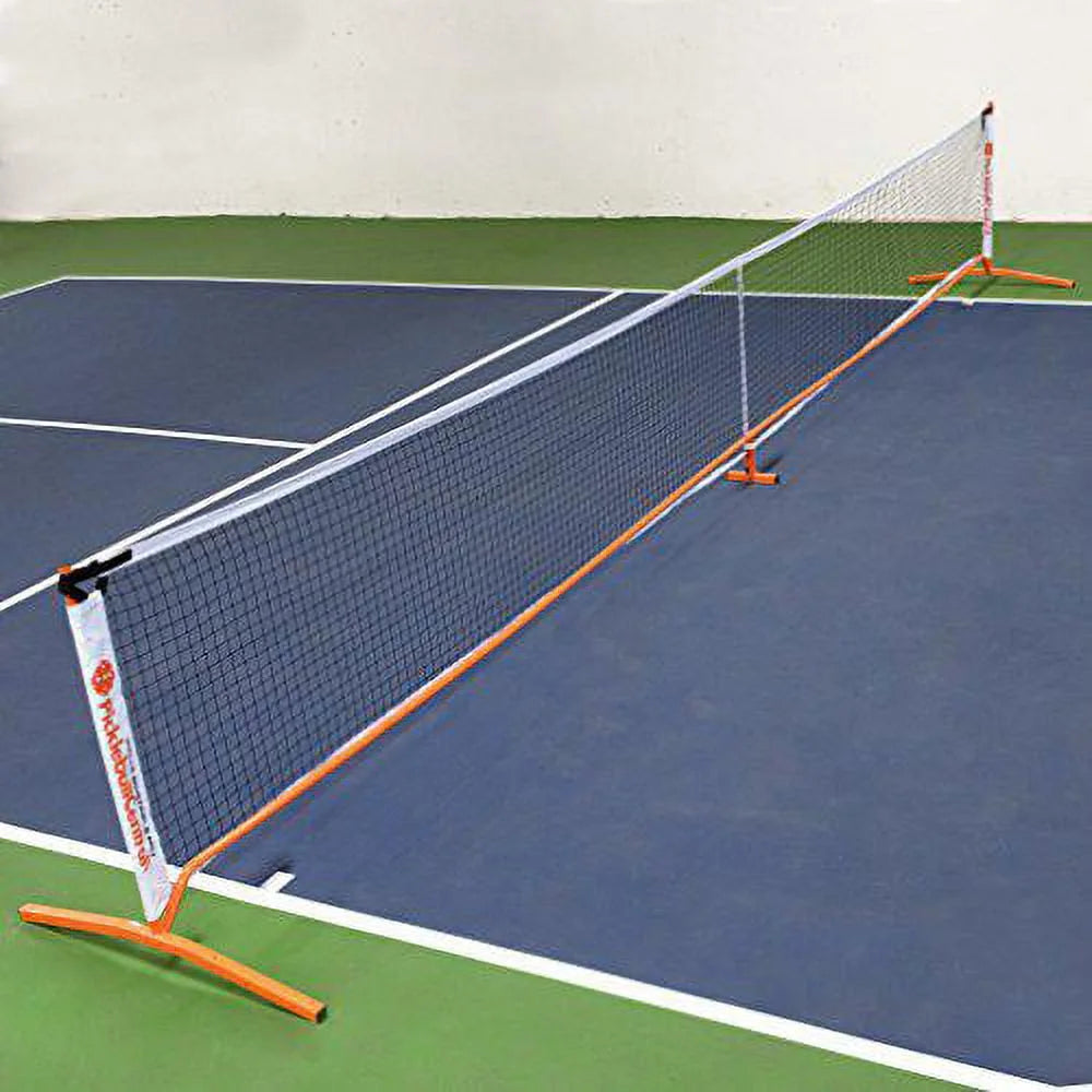 Full-Size Portable Pickleball Net – USAPA Approved Regulation Net with Wide Base | Lightweight, Sturdy, Easy Assembly for Indoor & Outdoor Play