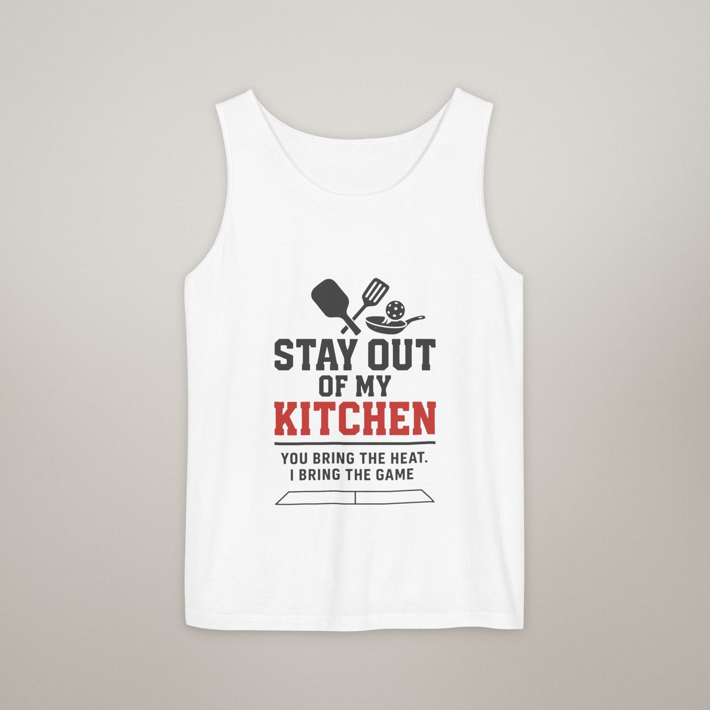 Pickleball Tank Top - 'Stay Out of My Kitchen' Activewear Shirt