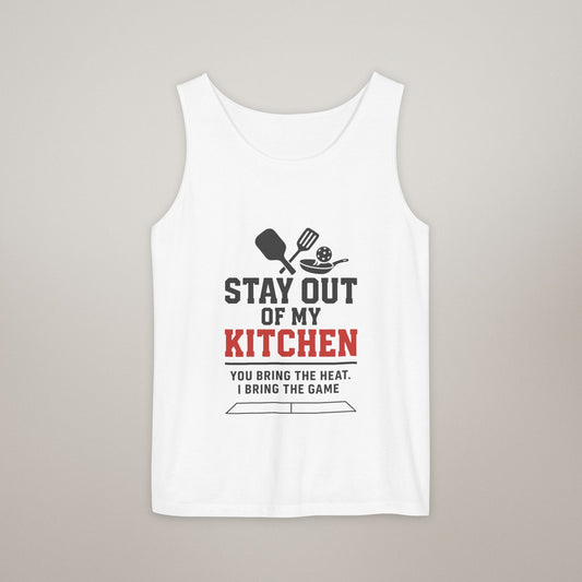 Pickleball Tank Top - 'Stay Out of My Kitchen' Activewear Shirt