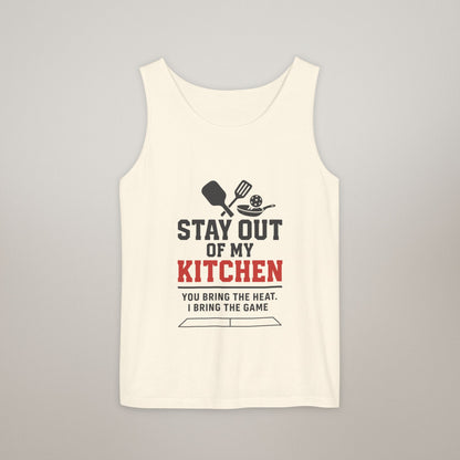 Pickleball Tank Top - 'Stay Out of My Kitchen' Activewear Shirt
