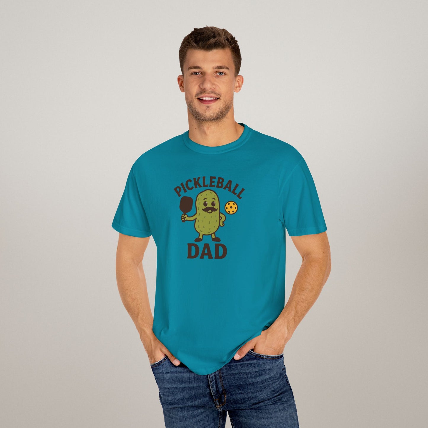 Garment-Dyed Pickleball T-shirt for Men and Women