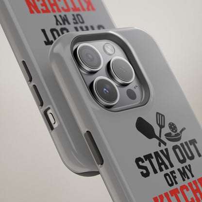 Funny Pickleball Magnetic Tough Phone Case – Durable Protection with Culinary Personality