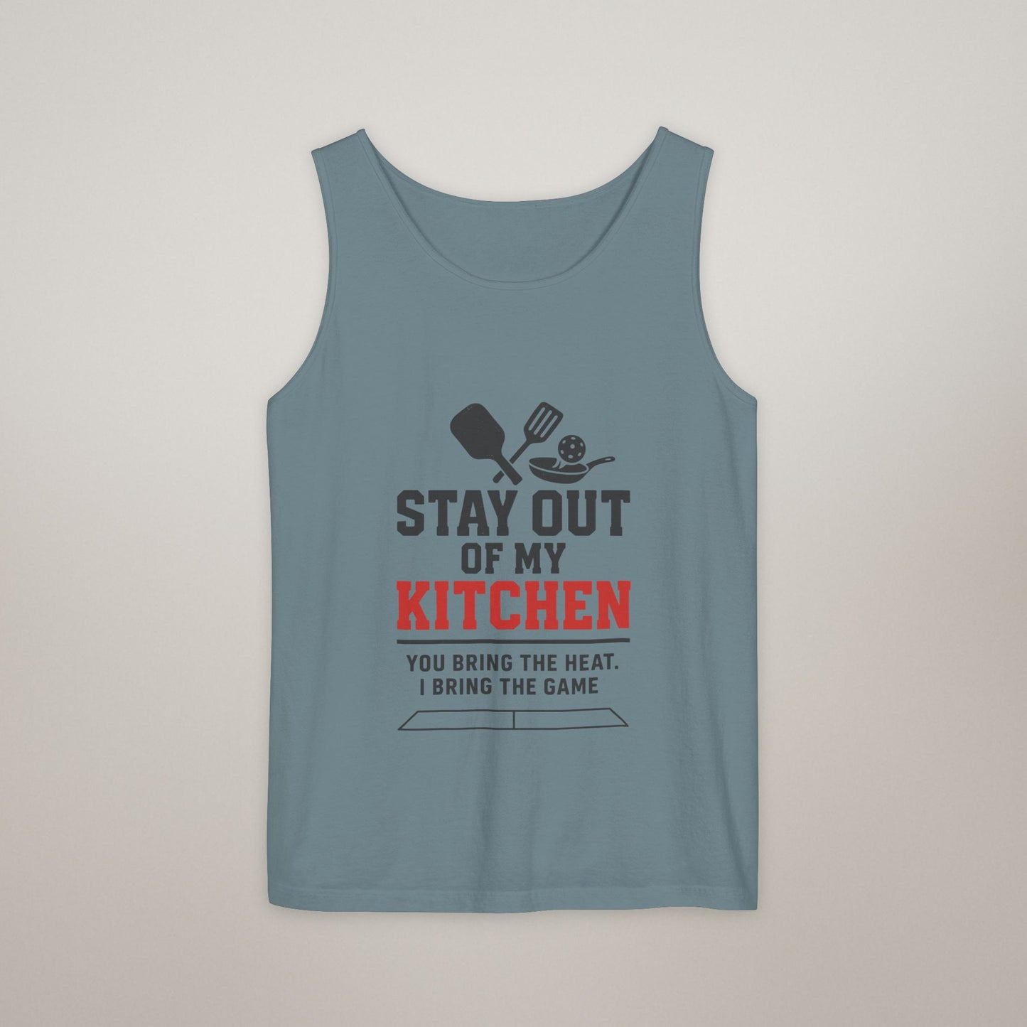 Pickleball Tank Top - 'Stay Out of My Kitchen' Activewear Shirt