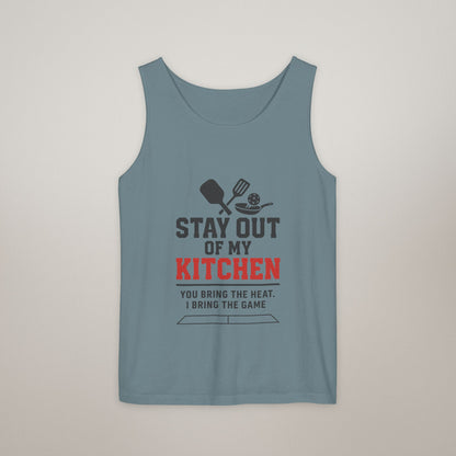 Pickleball Tank Top - 'Stay Out of My Kitchen' Activewear Shirt